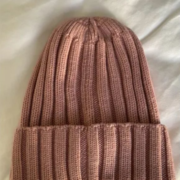 NWT Moncler Pink Wool Beanie